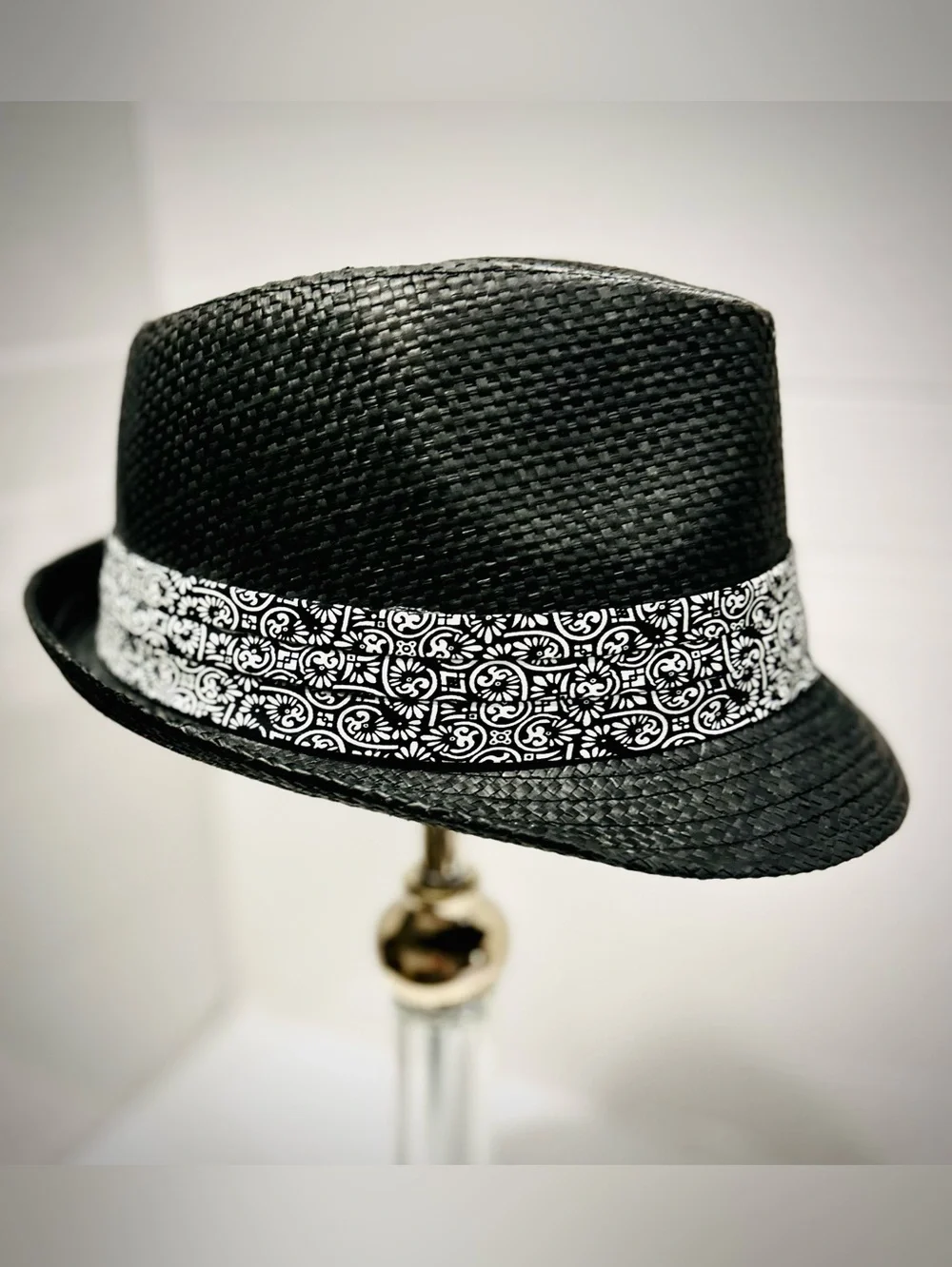 Classic Black Fedora Hat Unisex